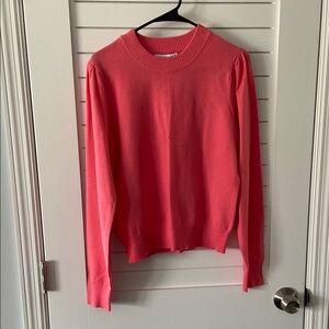 And Now This NWT Pink/Coral Long Sleeve Sweater L